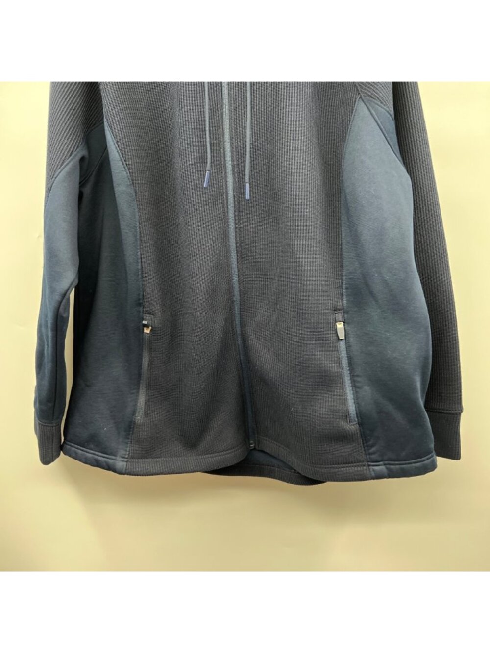 Swiss Tech Womens Jacket Full Zip Hooded Navy Size 2X Zip Pockets - Picture 3 of 10